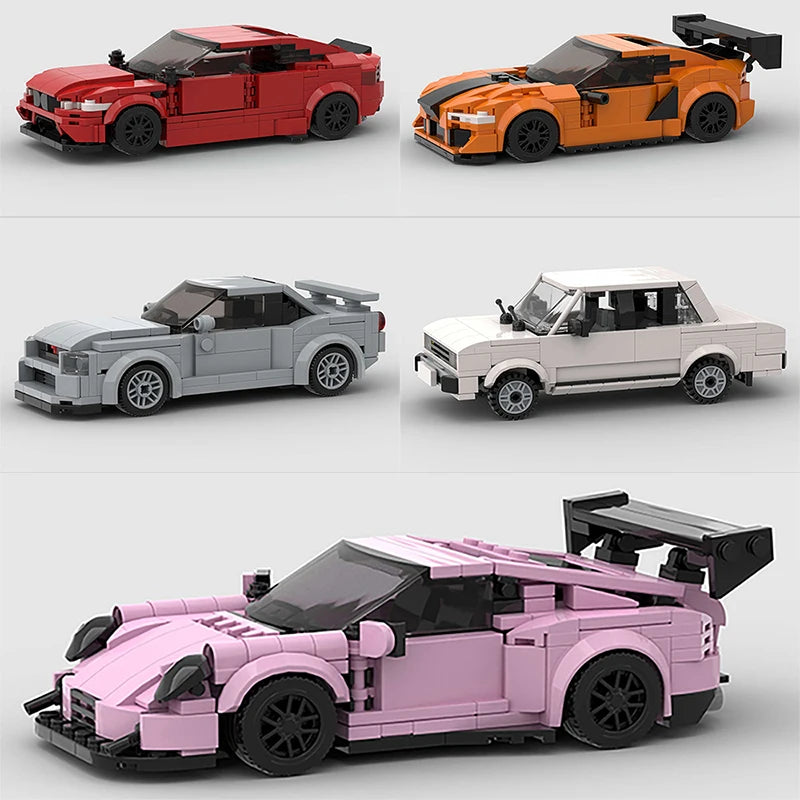 Mini Sports Car Building Kit 176 PCS Collectible Series