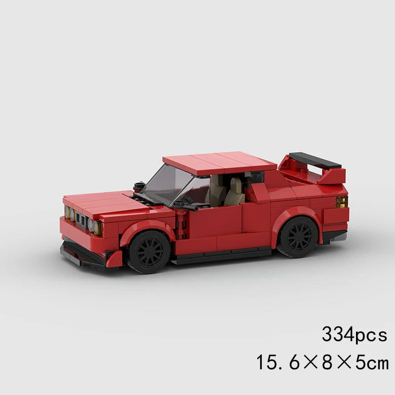 Mini Sports Car Building Kit 176 PCS Collectible Series