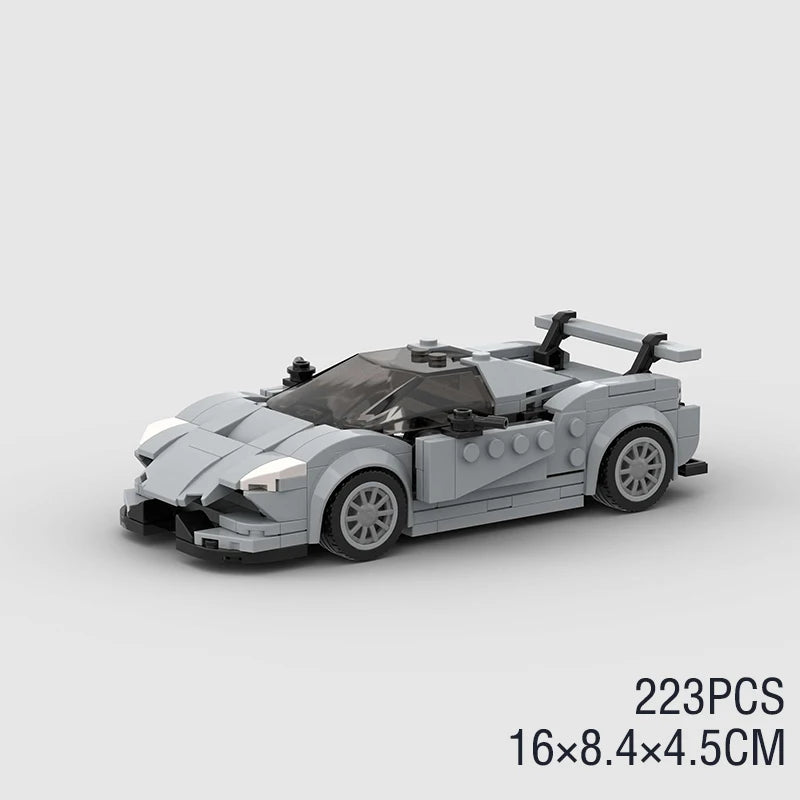 Mini Sports Car Building Kit 176 PCS Collectible Series