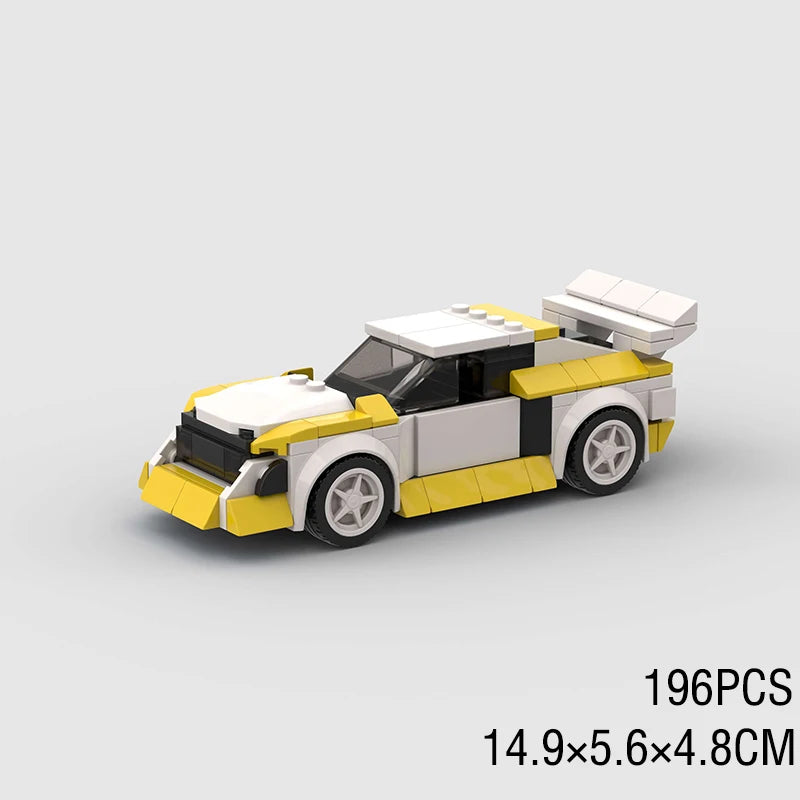 Mini Sports Car Building Kit 176 PCS Collectible Series