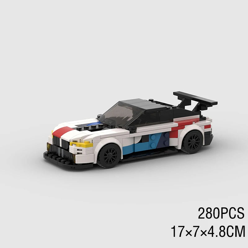 Mini Sports Car Building Kit 176 PCS Collectible Series