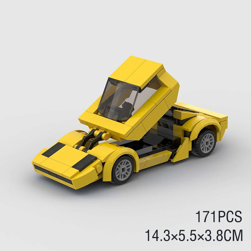 Mini Sports Car Building Kit 176 PCS Collectible Series