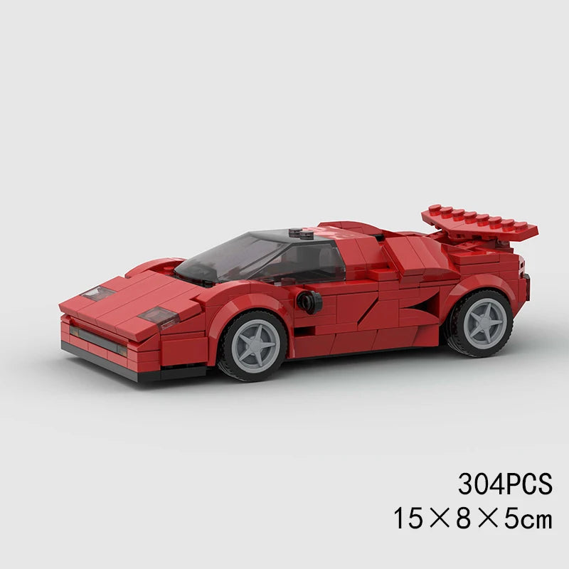 Mini Sports Car Building Kit 176 PCS Collectible Series