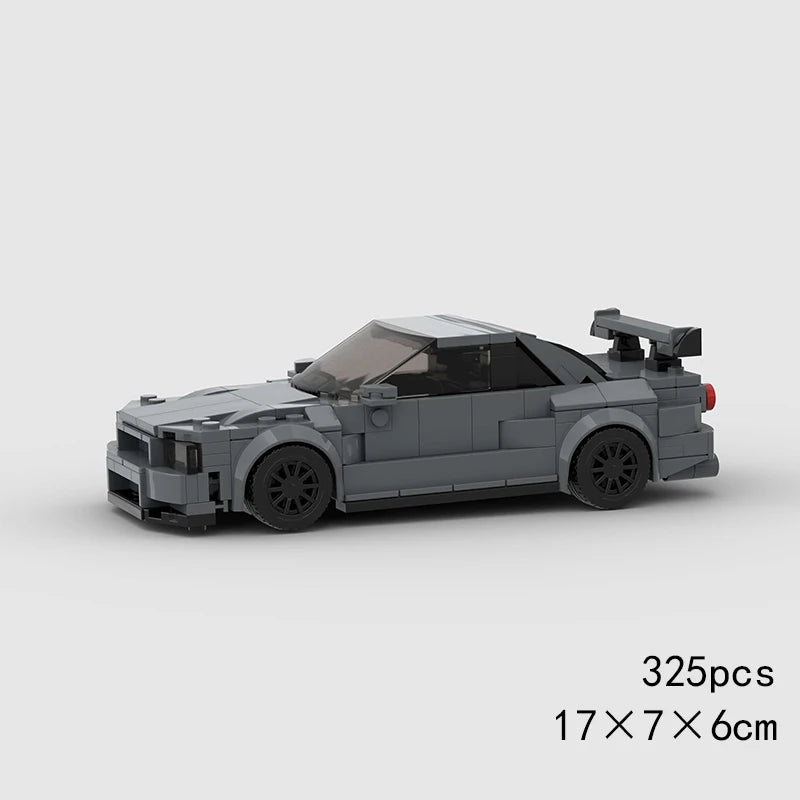 Mini Sports Car Building Kit 176 PCS Collectible Series