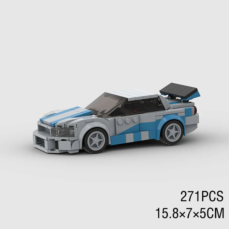 Mini Sports Car Building Kit 176 PCS Collectible Series