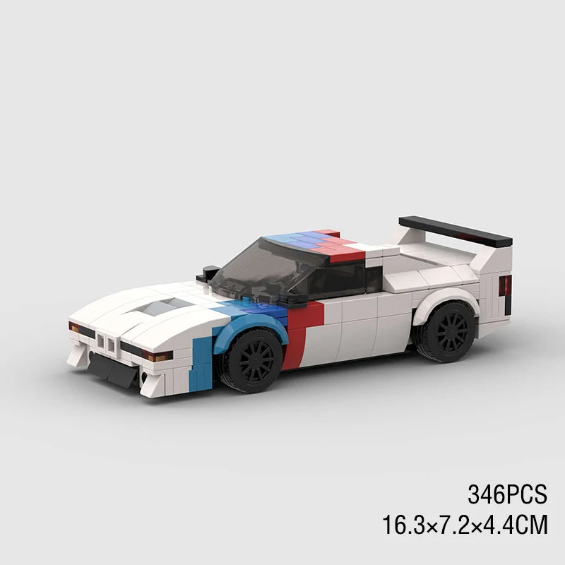 Mini Sports Car Building Kit 176 PCS Collectible Series