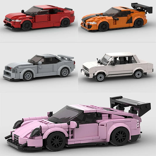 Mini Sports Car Building Kit  176 PCS Collectible Series