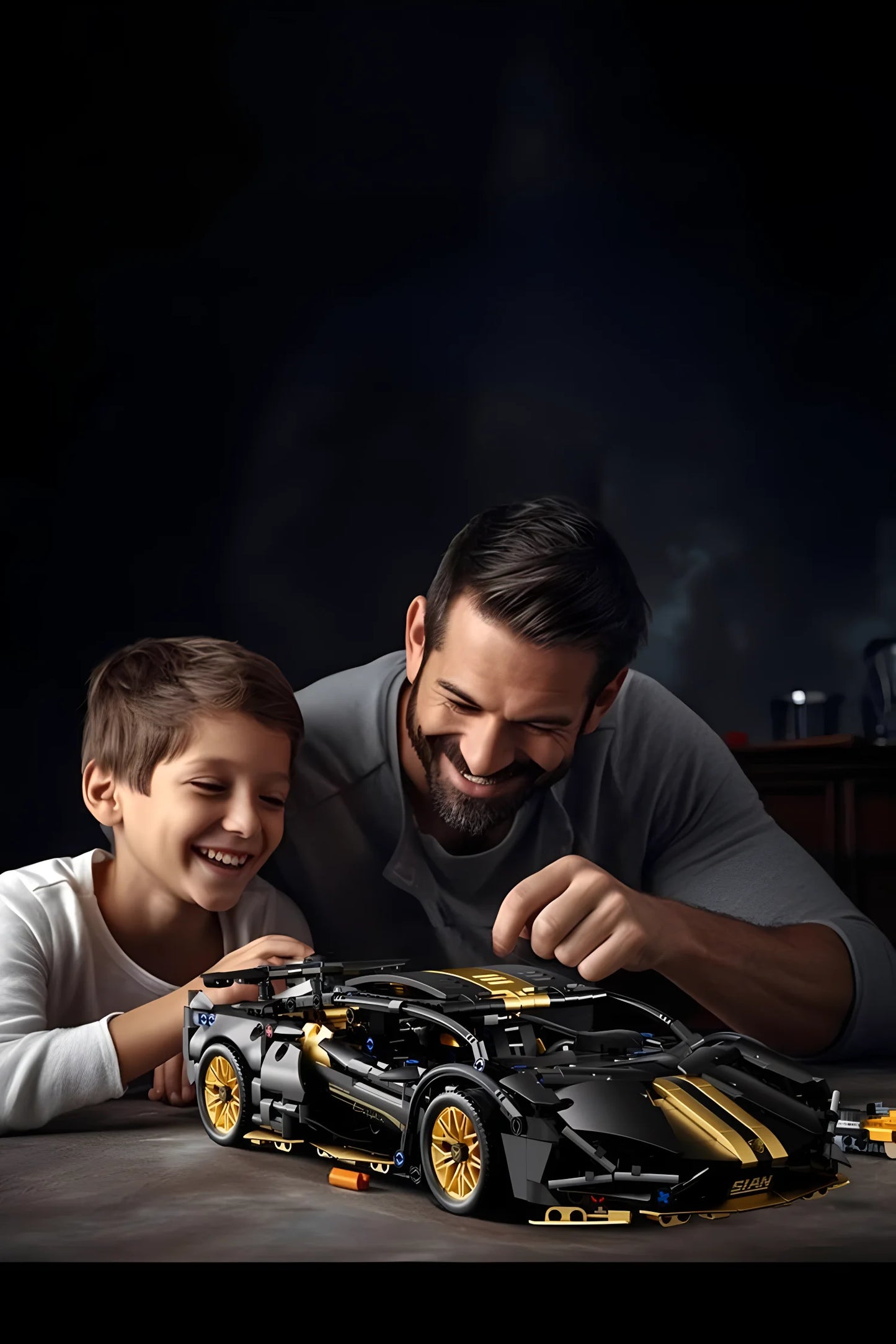 Technical Racing Sport Car Model Building Blocks technic adults 1:14 DIY Supercar Brick Puzzle Toys Kid Adult Gift（1280+granule）